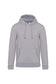 Felpa Premium Grigio Melange Felpa Unisex con Cappuccio Tascone Marsupio