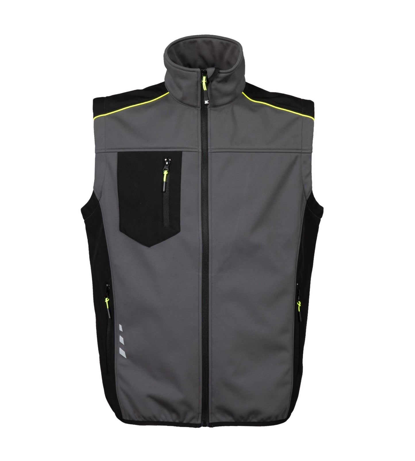 Gilet Softshell Pinzolo Grigio Gile Elasticizzato Meccanico Elettricista Impermeabile