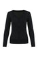 Cardigan Donna Nero Cotone Supima® Maglioncino con Bottoni Puro Cotone