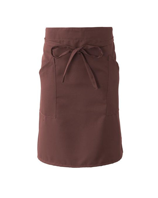 Grembiule Positano Marrone Grembiule Servizio Vita con Tascone