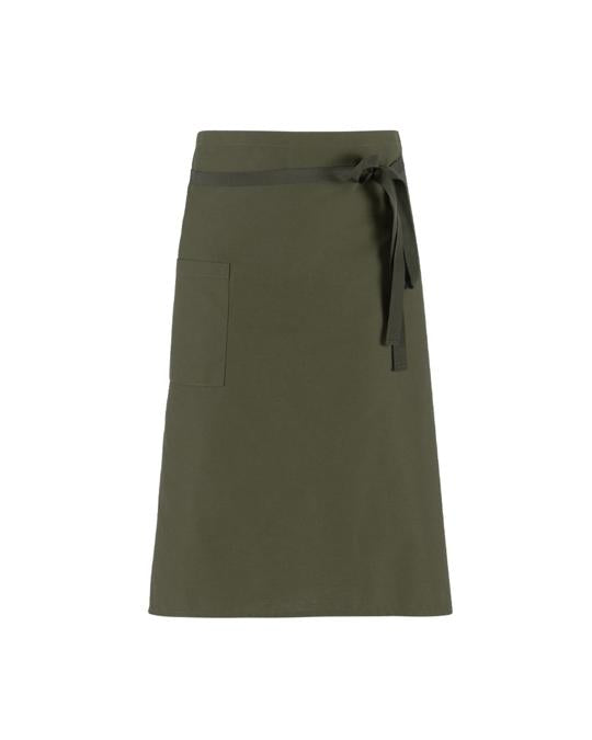 Grembiule Vita Matera Verde Militare Grembiule Cuoco con Tasca