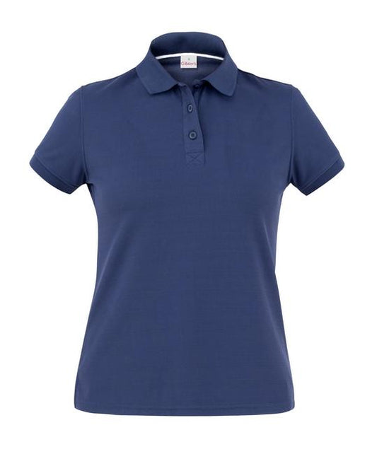 Polo Susan Blu Polo Donna Elasticizzata Tessuto Tecnico Piquet Traspirante