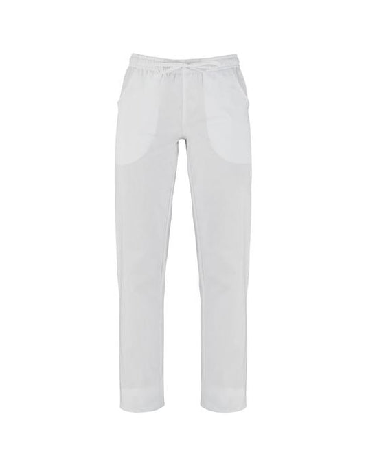 Pantalone Cameron Bianco con Coulisse Pantalone Unisex