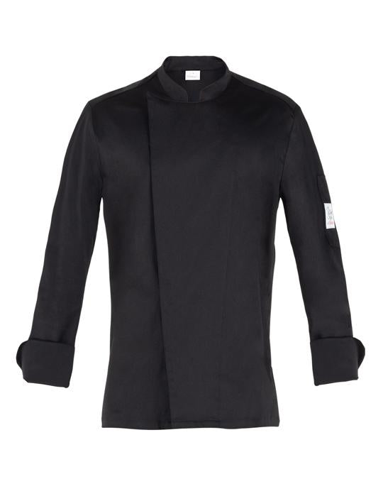 Giacca Augustin Nero Giacca Cuoco Elasticizzata