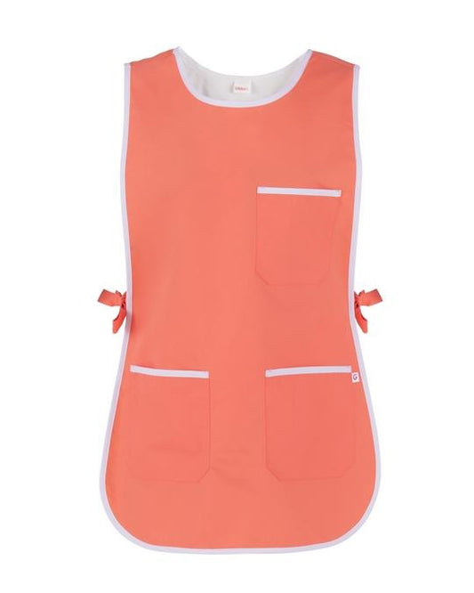 Poncho Zefiro Salmone Scamiciato Donna da Lavoro Pulizie Asilo Mensa