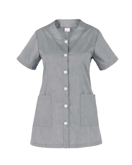 Casacca Camelia Grigio Casacca Donna Manica Corta Cucina Pulizie Asilo