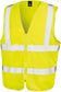 Gilet Alta Visibilità Giallo Tabard con Zip Gilet Cantiere con Cerniera