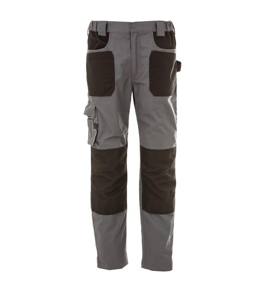 Pantalone Riad Grigio Multitasche Stretch Pantalone Meccanico Officina Magazziniere Elettricista