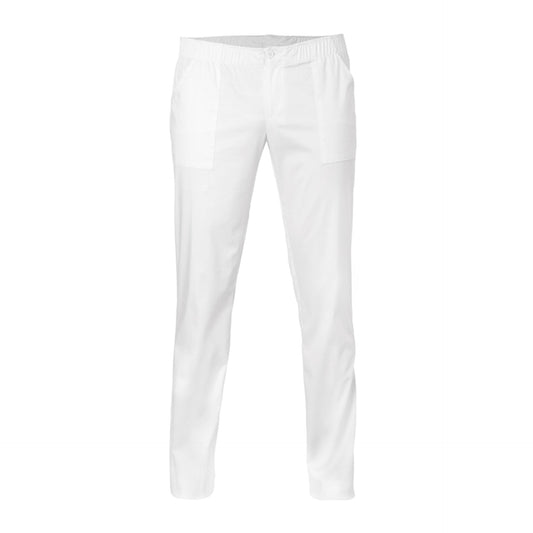 Pantalone Enoch Bianco Unisex Elasticizzato Cucina Gastronomia